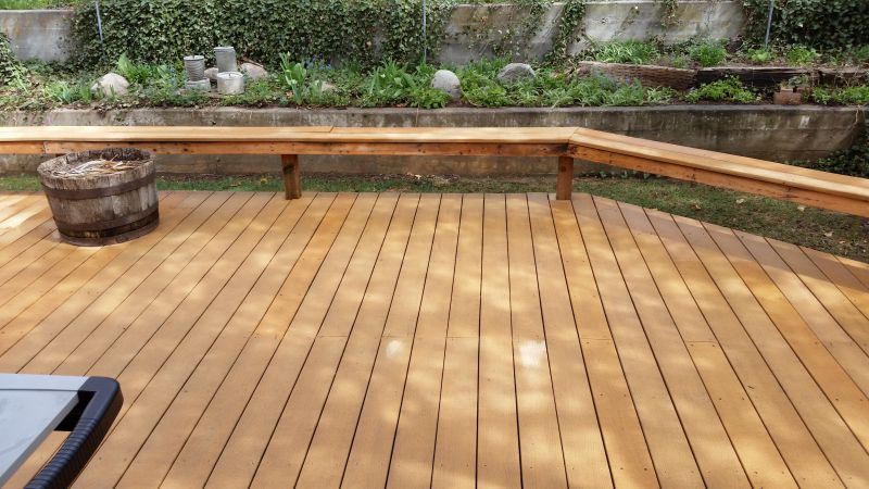 Clean Wood Deck After Power Washing